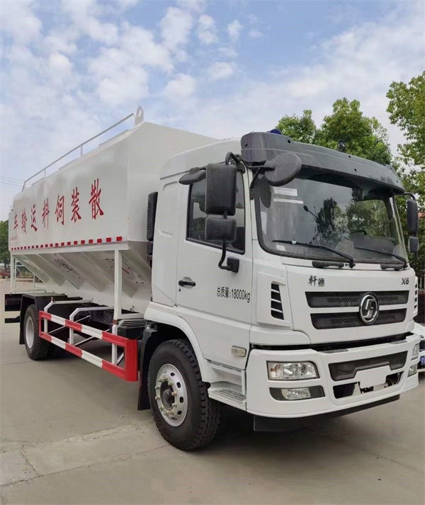 茂名現車陜汽國六小三軸飼料車專項金融，利率超過你的想象