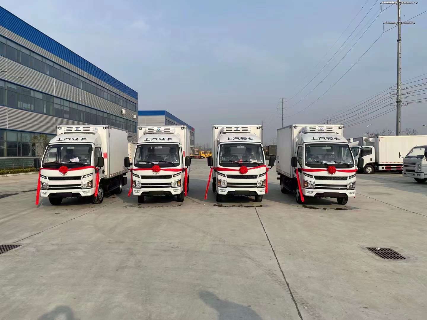 四臺躍進S80無害化處理車發往河北