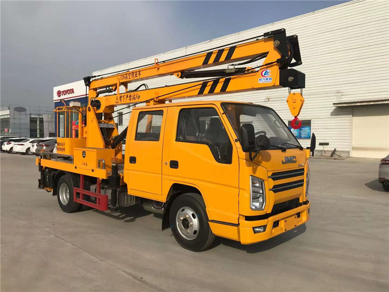 江鈴13米藍(lán)牌折臂高空車